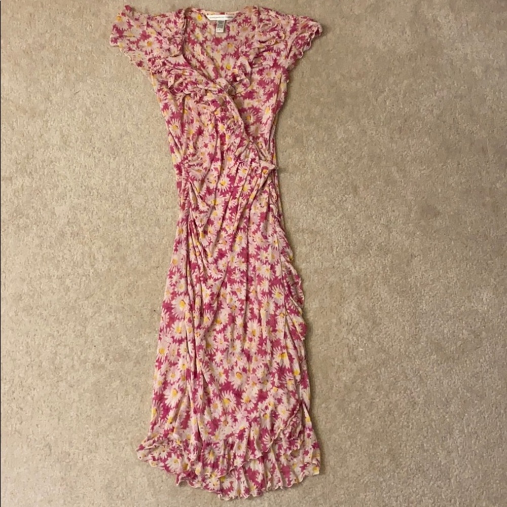 Diane Von Furstenberg floral silk dress
